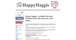 Desktop Screenshot of happyhaggis.co.uk